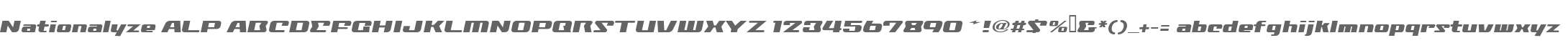 Nationalyze ALP