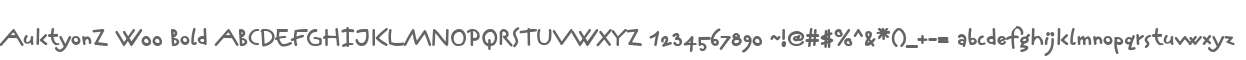 AuktyonZ W00 Bold