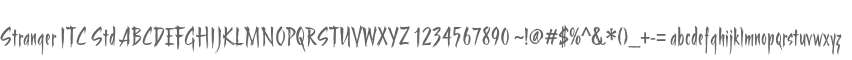 Stranger ITC Std