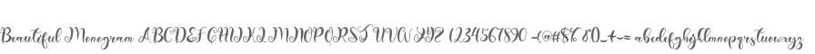 Beautiful Monogram