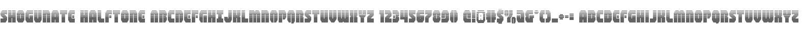 Shogunate Halftone