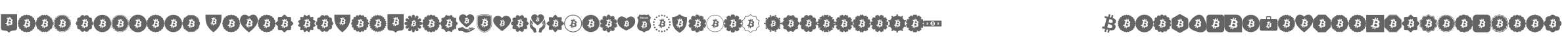 Font Bitcoin Color