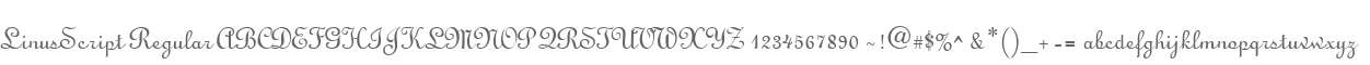 LinusScript Regular