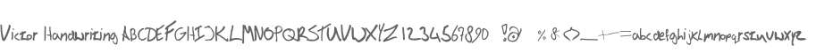 Victor Handwriting