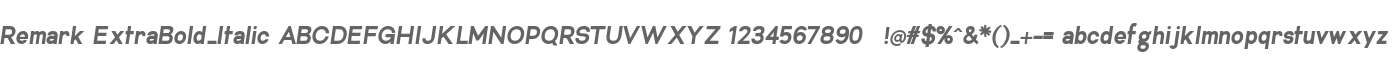Remark ExtraBold
