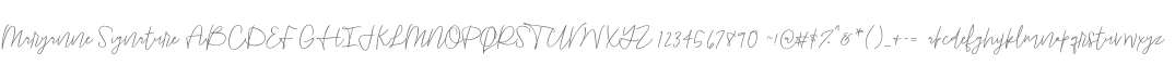 Maryanne Signature