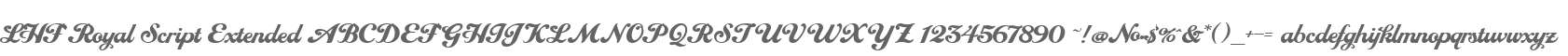 LHF Royal Script Extended
