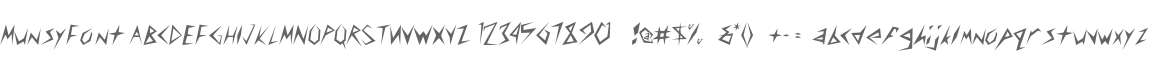 MunsyFont
