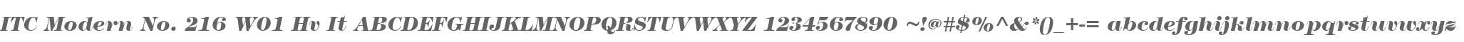 ITC Modern No. 216 W01 Hv It