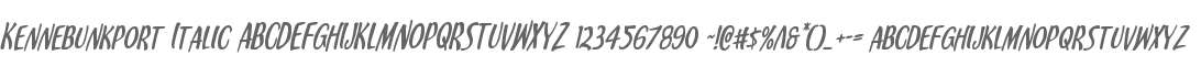 Kennebunkport Italic
