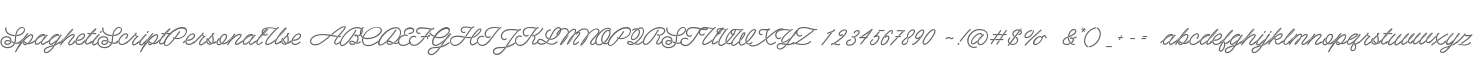 Spagheti Script Personal Use