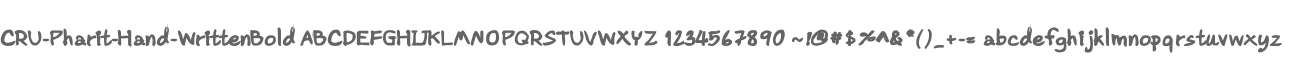 CRU-Pharit-Hand-WrittenBold
