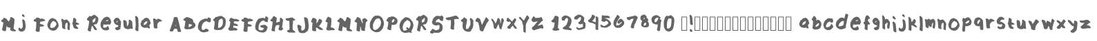 Mj Font Regular