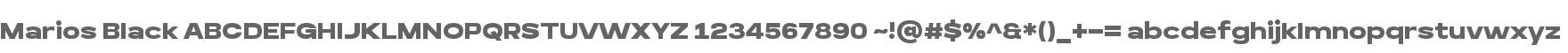Marios Black