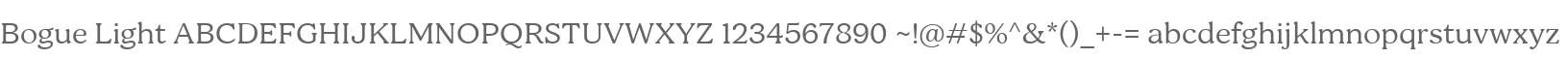 Bogue-Light