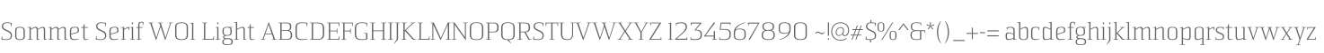 Sommet Serif W01 Light
