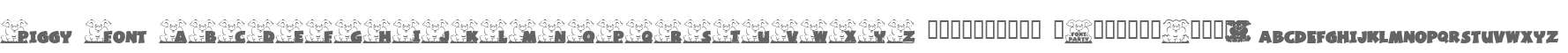 Piggy Font