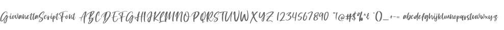 Giovanetta Script Font