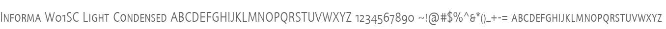 Informa W01SC Light Condensed