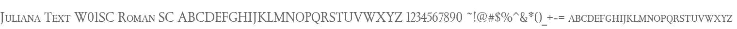Juliana Text W01SC Roman SC