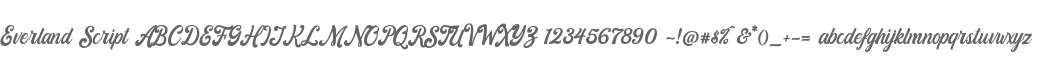 Everland Script