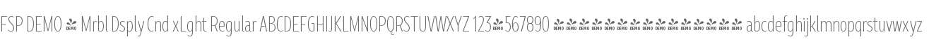 FSP DEMO - Mrbl Dsply Cnd xLght
