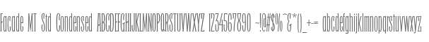 Facade MT Std Condensed