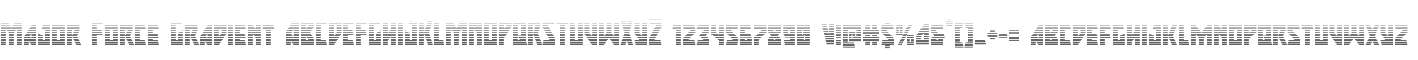 Major Force Gradient