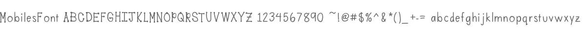 MobilesFont