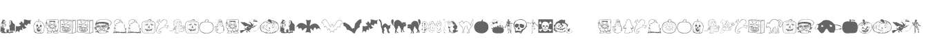 AEZ halloween dingbats