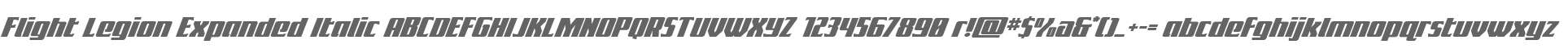 Flight Legion Expanded Italic