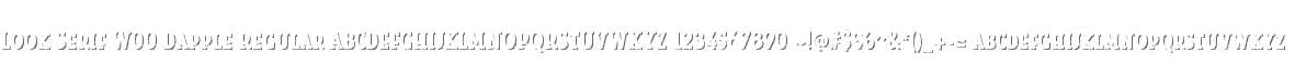 Look Serif W00 Dapple Regular