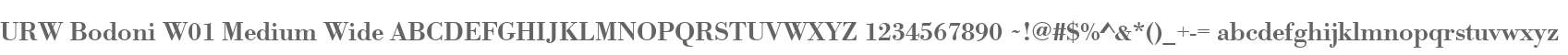 URW Bodoni W01 Medium Wide