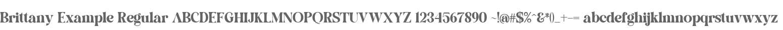 Brittany Example