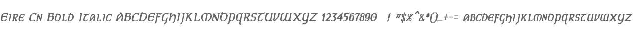 Eire Cn Bold Italic