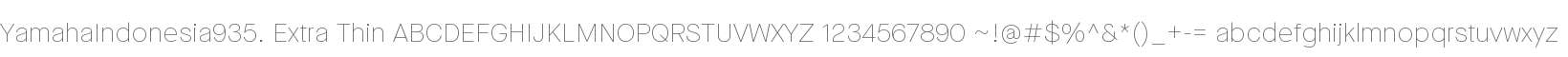 YamahaIndonesia935. Extra Thin