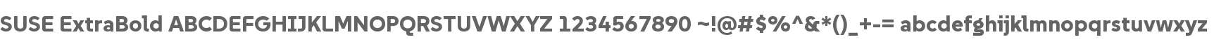 SUSE ExtraBold