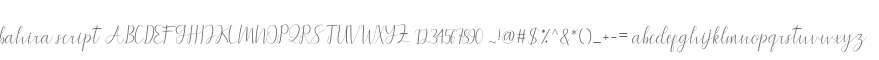 bahira script