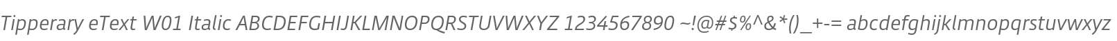 Tipperary eText W01 Italic