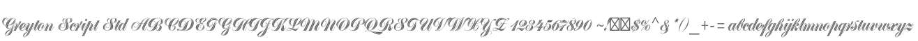 Greyton Script Std