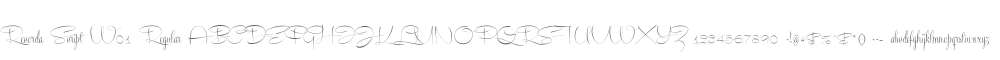 Recorda Script W01 Regular