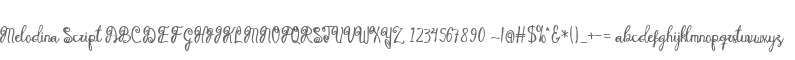 Melodina Script