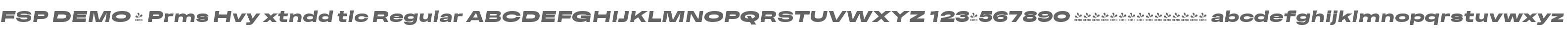 FSP DEMO - Prms Hvy xtndd tlc