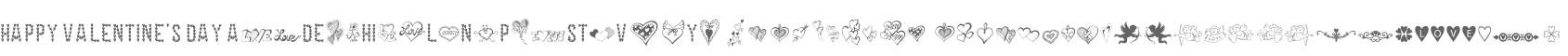HAPPY VALENTINE'S DAY