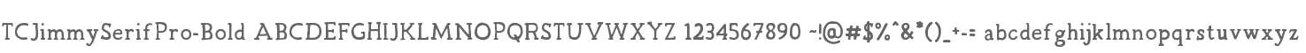 TC Jimmy Serif Pro Bold
