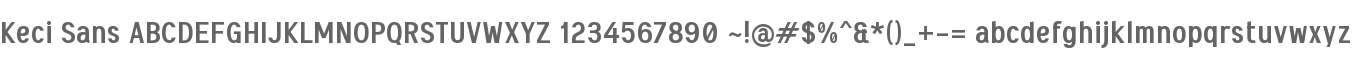 K Keci Sans
