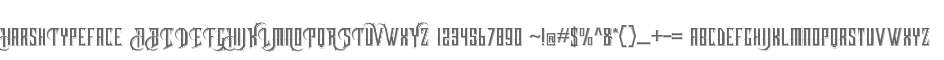 HarshTypeface