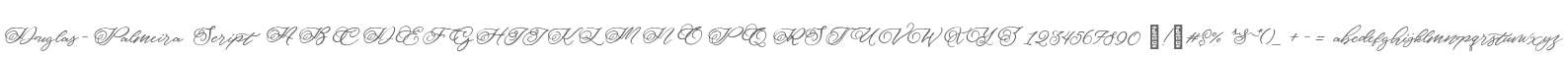Douglas-Palmeira Script