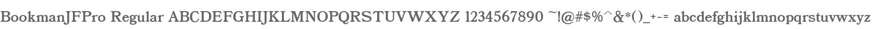 BookmanJFPro Regular