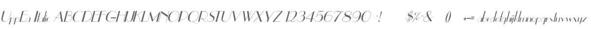 UppEa Italic